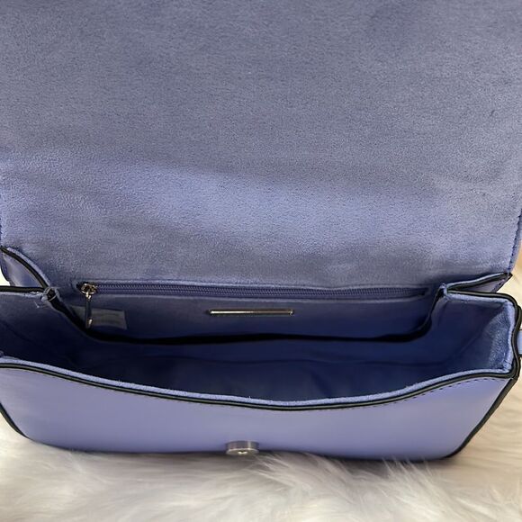 NWT Steve Madden (Ginevra) Lock/Satchel Crossbody - Purple - Picture 11 of 12